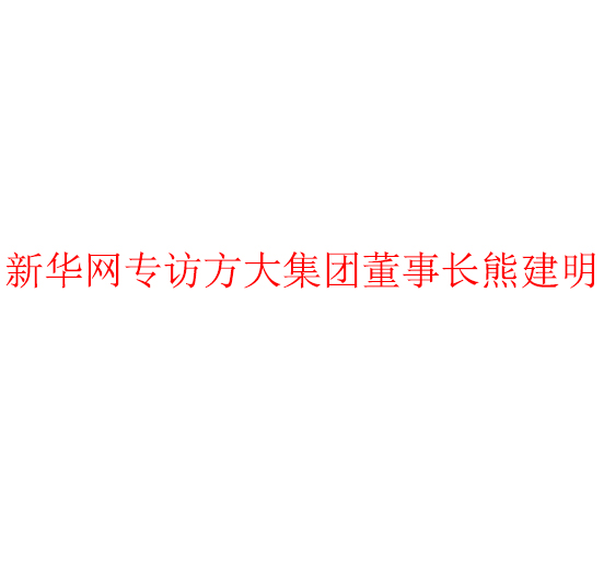新华网专访人生就是博尊龙凯时集团董事长熊建明