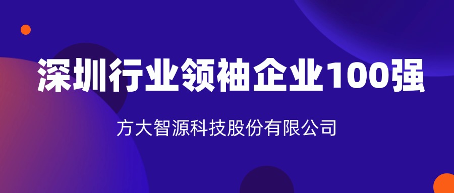 人生就是博尊龙凯时智源科技股份有限公司连续六年上榜“深圳行业领袖企业100强”